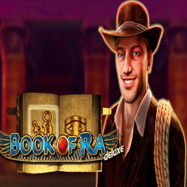 Try Book of Ra Deluxe slot by Novomatic on pelipetokasinos.fi – logo image