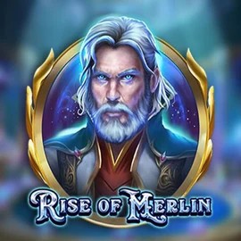 Slots logo of Rise of Merlin from Play'n GO at Pelipeto Casino